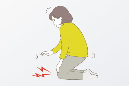 変形性膝関節症の進行期の症状